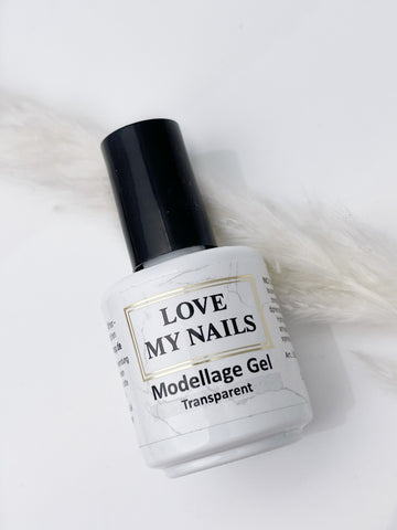 Modellage Gel in der Flasche für Nagelstärkung und Verlängerung 15ml (Transparent)