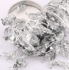 Blattfolie potal in Stücken in verschieden Farben für Naildesign