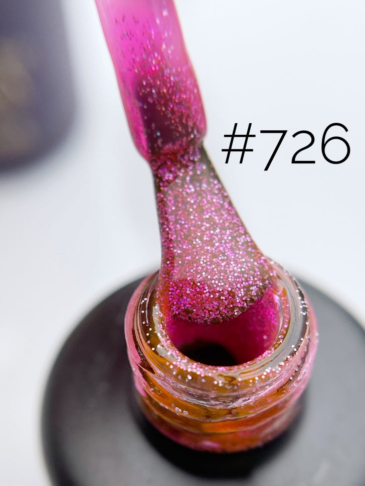 Gel Polish Shine Line 726 "GOLDEN RUSH" (10ml)
