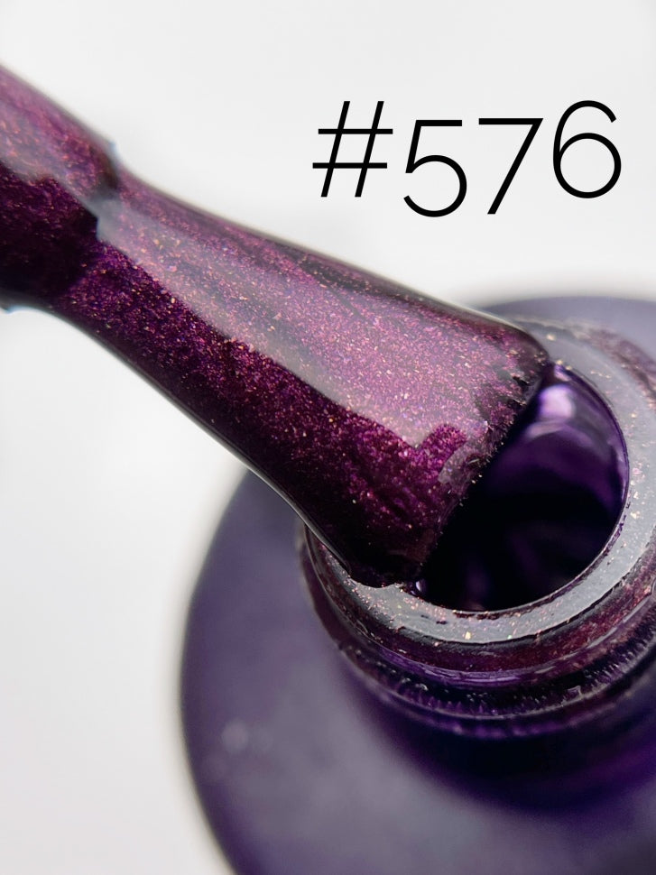 Gel Polish 576 "GOLDEN RUSH" (8ml)