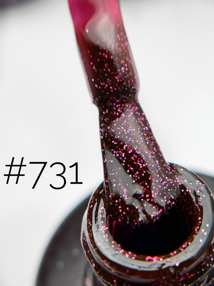 Gel Polish Shine Line 731 "GOLDEN RUSH" (10ml)