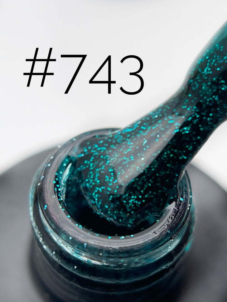 Gel Polish Shine Line 743 "GOLDEN RUSH" (10ml)