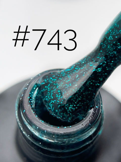 Gel Polish Shine Line 743 "GOLDEN RUSH" (10ml)