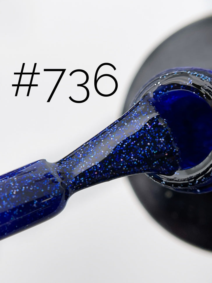 Gel Polish Shine Line 736 "GOLDEN RUSH" (10ml)