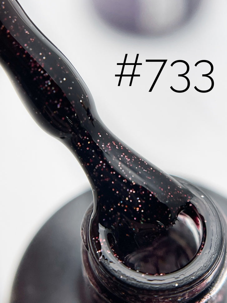 Gel Polish Shine Line 733 "GOLDEN RUSH" (10ml)