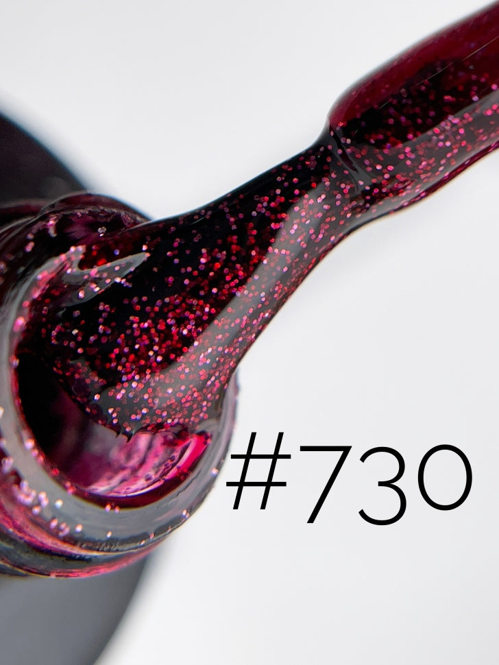 Gel Polish Shine Line 730 "GOLDEN RUSH" (8ml)