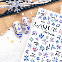 Sticker Design WB104 (Water-soluble Stickers) by Laque