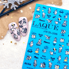 Sticker Design WB108 (Water-soluble Stickers) by Laque