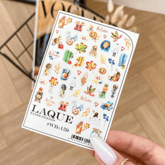 Sticker Design WB159 (Water-soluble Stickers) by Laque