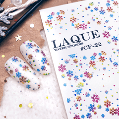 Slider with foil CF-22 (water-soluble stickers) from Laque