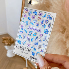 Slider with foil CF-37 Holographic (water-soluble stickers) from Laque