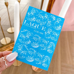 Sticker Design AE08 white by LAQUE (Water-soluble stickers)
