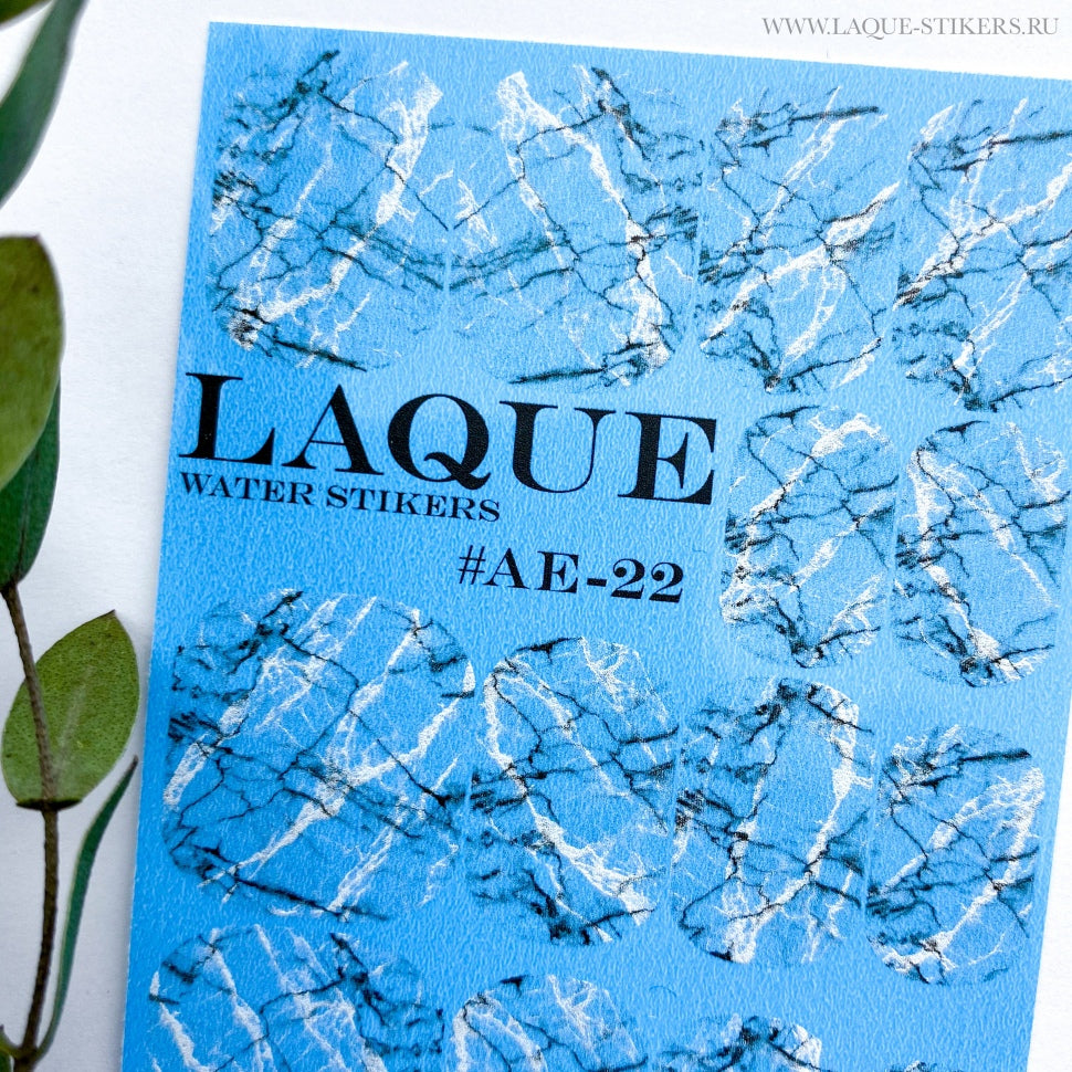 Sticker Design AE22 by LAQUE (Water-soluble stickers)