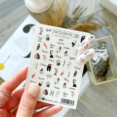 Sticker Design AK099 (Adesivi lavabili) di Aksioma