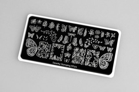 Stamping Platte Schablone  Nr. 071 von Swanky