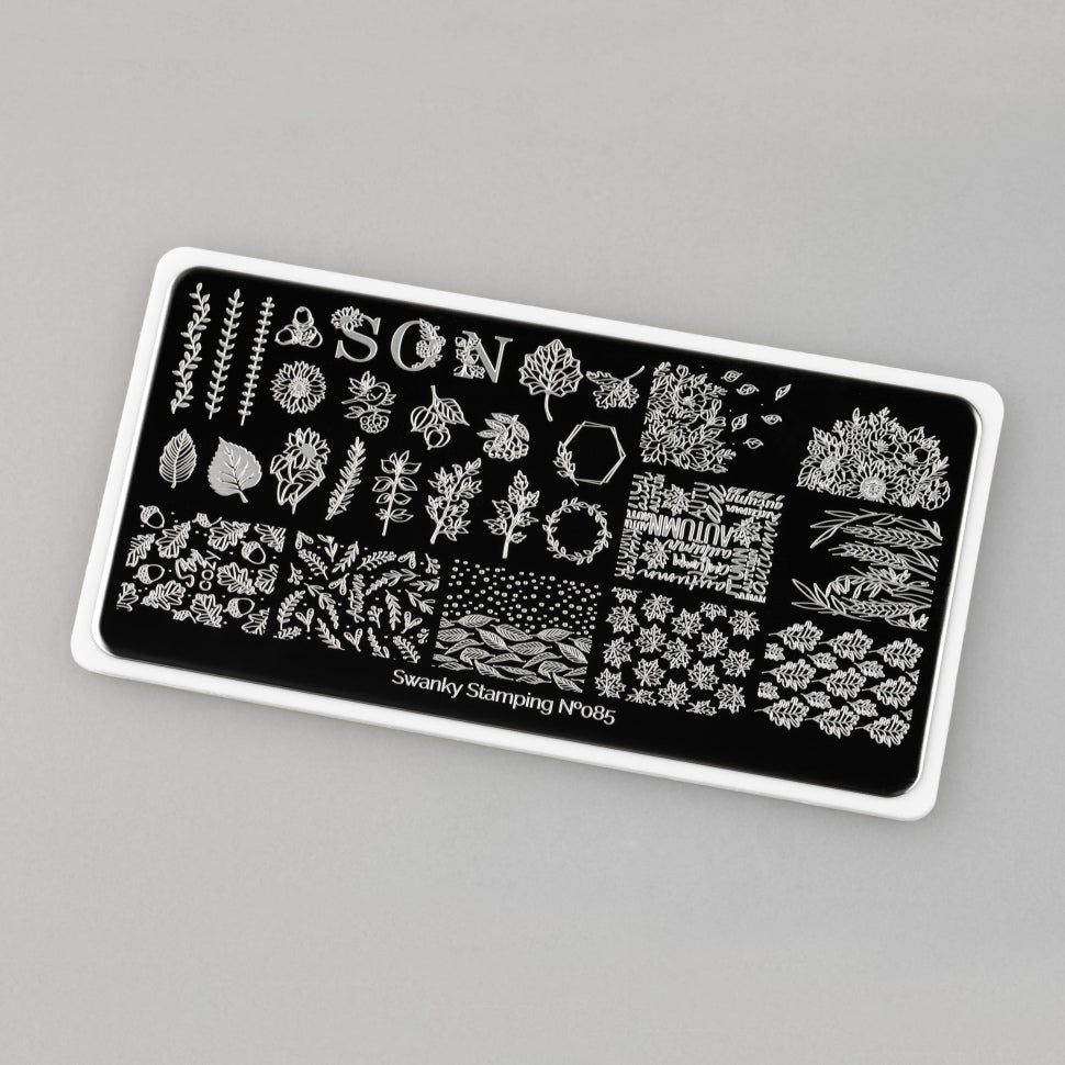 Stamping Platte Schablone  Nr. 085 von Swanky