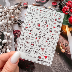 Sticker Design WB181 (Water-soluble Stickers) by Laque Wintermotive
