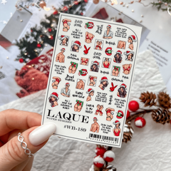 Sticker Design WB189 (Water-soluble Stickers) by Laque Wintermotive