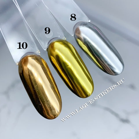 Пигмент "METALLIC LUX" от Laque № 10