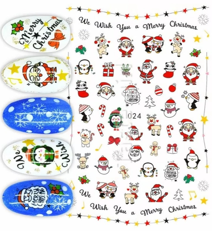 Sticker self-adhesive MC024 Marry Christmas