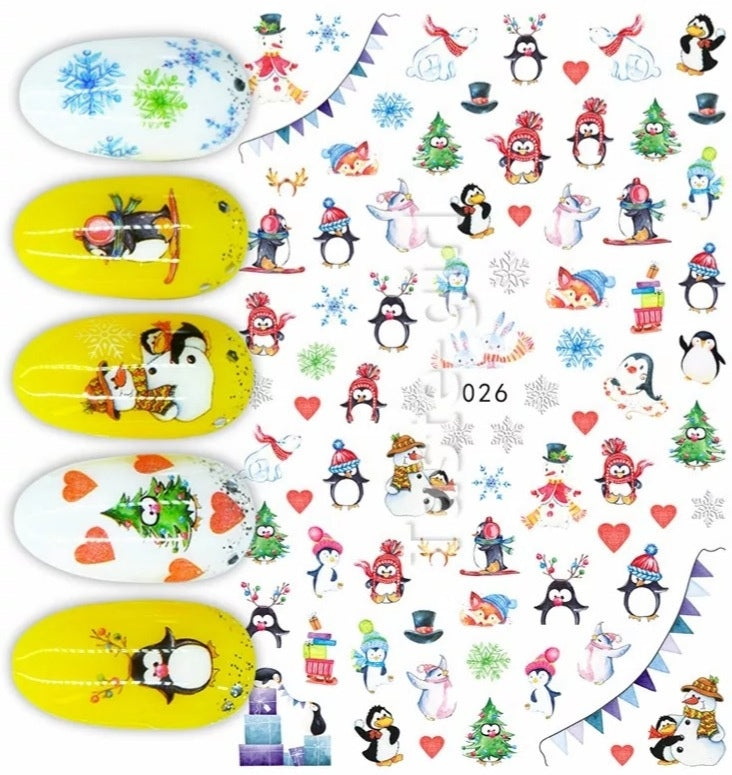 Sticker selbstklebend MC026 Marry Christmas