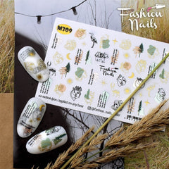 Sticker Design Metallic M309 (Water-soluble stickers)