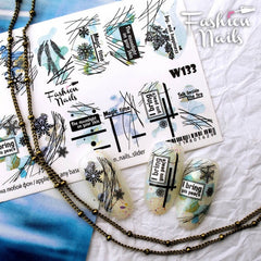 Sticker Design W133 (Water-soluble stickers)