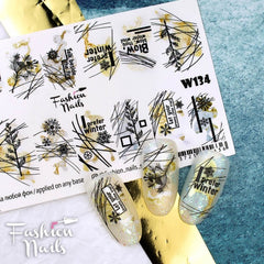 Sticker Design W134 (Wasserlösliche Aufkleber)