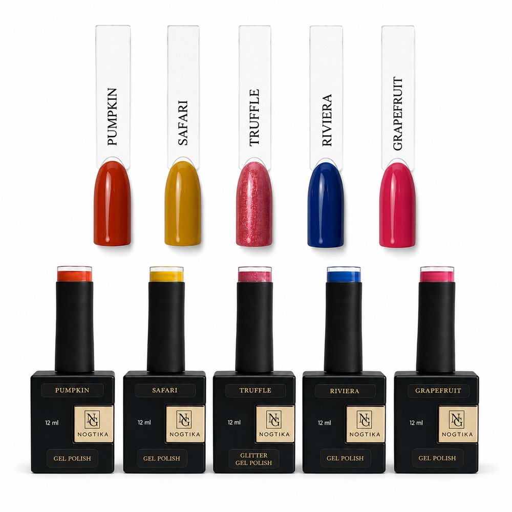 Trend August SET 5 x Gel Polish (12ml) von NOGTIKA