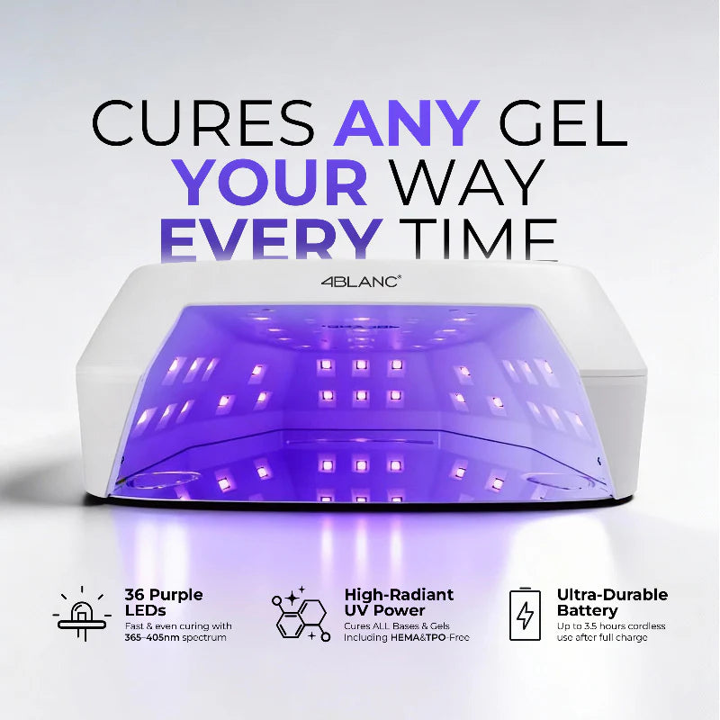 4BLANC®  SMART UV-LED-Nagellampe kabellos
