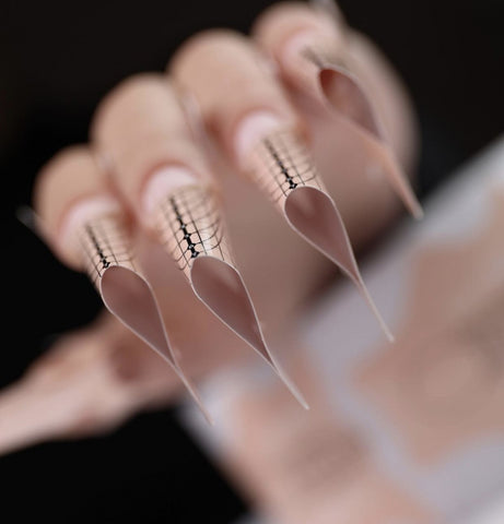 Schablonen für Nagelverlängerung von Trendy Nails 50 oder 500 St.