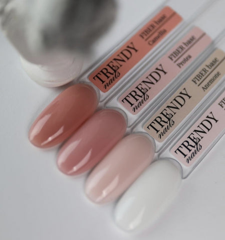 Fiber Base (hart mit Fiberglasfasern) von TRENDY Nails in verschiedenen Tönen 15ml