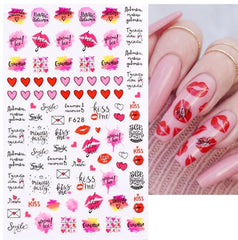 Sticker self-adhesive F628 Love, Heart