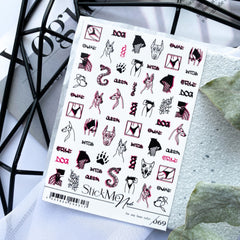 Sticker Design 069 (Sticker ad acqua)