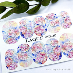 3D Sticker Design 3D10 (Water-soluble stickers)
