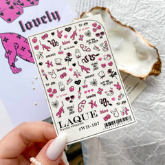 Sticker Design WB197 (Water-soluble Stickers) by Laque