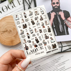 Sticker Design WB201 (Water-soluble Stickers) by Laque