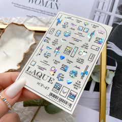 Sticker Design CF-47 (Water-soluble stickers) by Laque