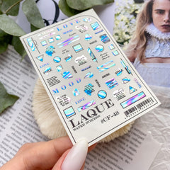 Design del Sticker CF-48 (Adesivi solubili in acqua) di Laque