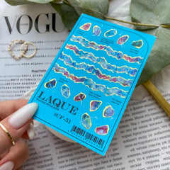 Sticker Design CF-51 (Water-soluble stickers) by Laque