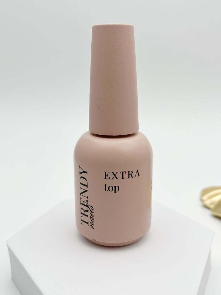 Fast Top Gel NO WIPE 15ml di Trendy Nails senza protezione UV per tonalità scure