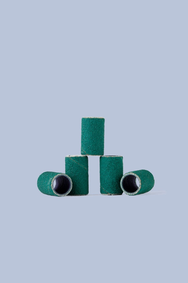 Nastro abrasivo verde granulometria 80/100/120/150/180 (100 pz.) Cappucci abrasivi diametro 6mm