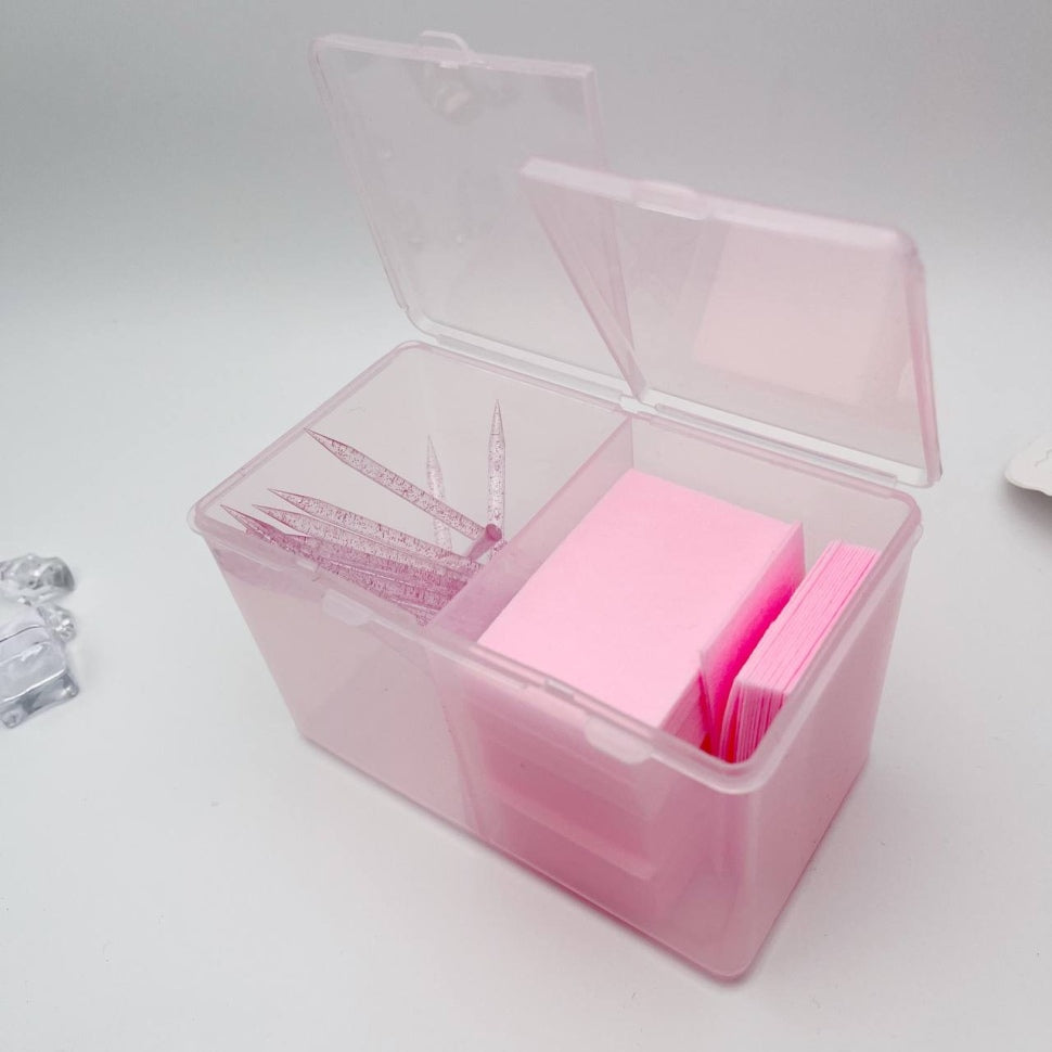Scatola per panni privi di pelucchi o dischetti in vari colori