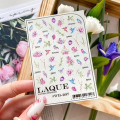 Sticker Design WB207 (Water-soluble Stickers) by Laque
