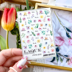Sticker Design WB212 (Water-soluble Stickers) by Laque