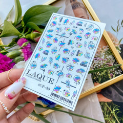 Sticker Design CF-55 (Adesivi dissolvibili in acqua) di Laque