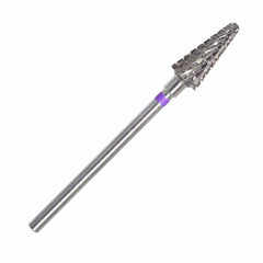 Milling cutter attachment carbide bit round cone blunt (violet) coarse from KMIZ