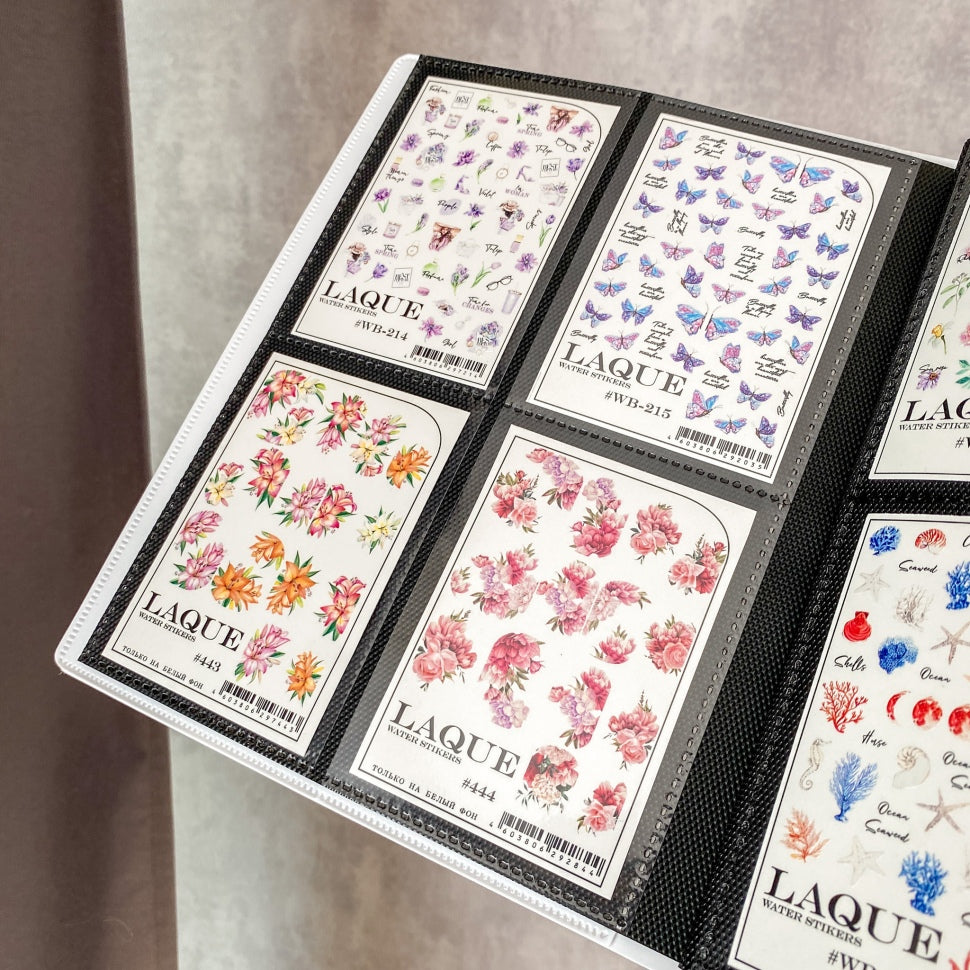 Stickerbuch von "LAQUE" für 160 Sticker белый
