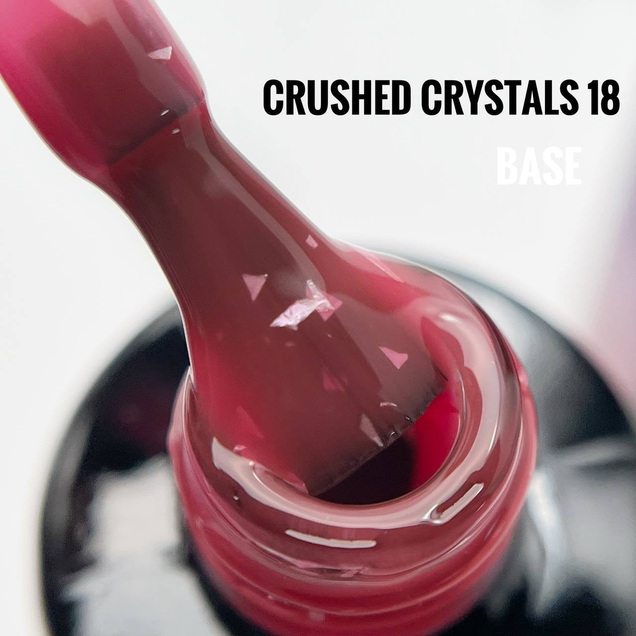 Rubber Base Crushed Crystals 8ml von NOGTIKA in 7 verschiedenen Tönen