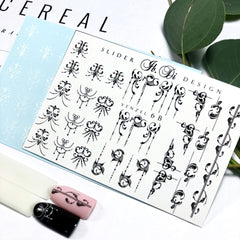 Sticker VENZEL 6 bianco IBDI Nails
